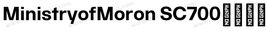 MinistryofMoron SC700字体转换